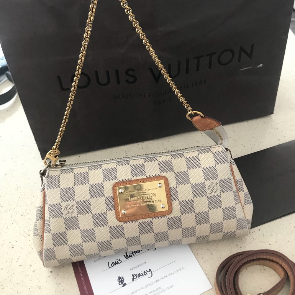LV Eva Azur bag /crossbody / wristlet